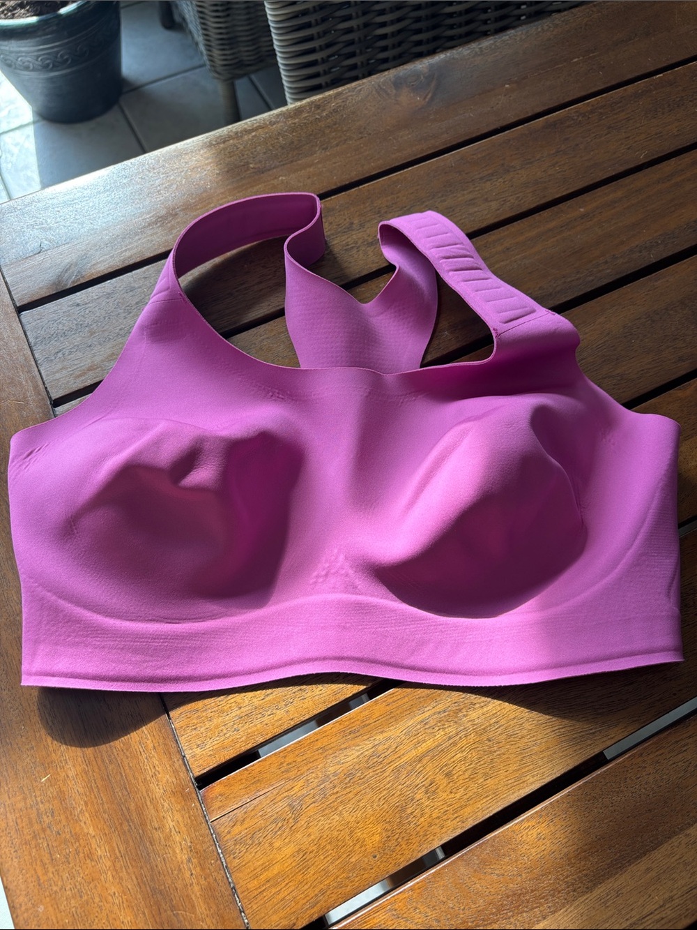 lululemon athletica Pink/Magenta High Support Sports Bra